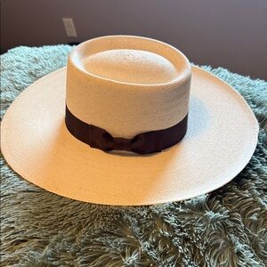 Atwood Buckaroo Straw Hat with Brown Band